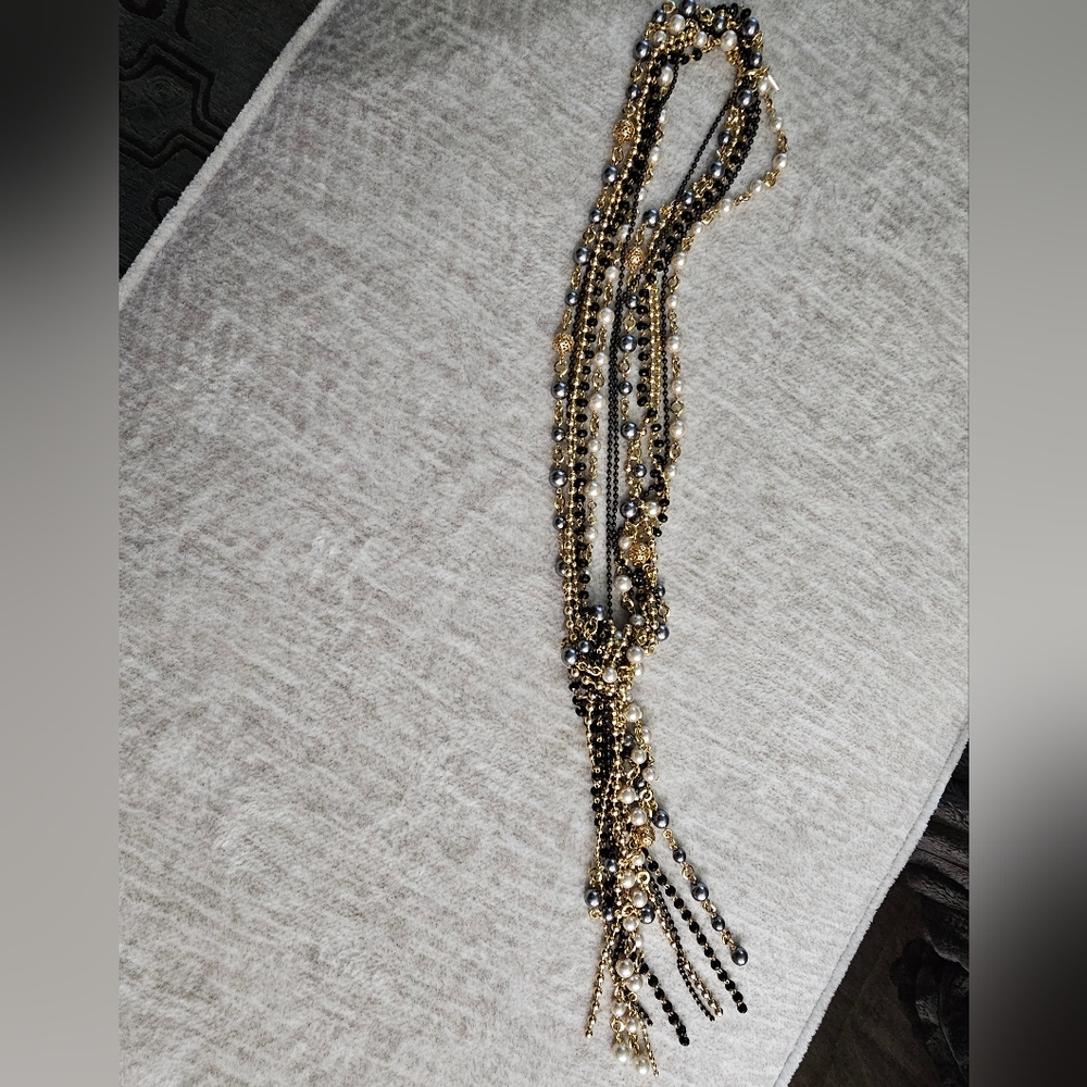 Coach multi strand necklace